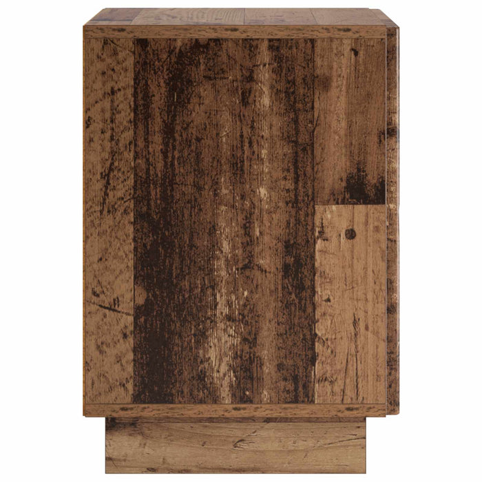 Dulap de noapte 2 pcs Lemn vechi 33,5 x 34,5 x 50 cm - WALTI WALTI