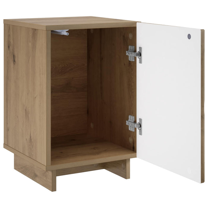 Dulap de noapte Stejar Artizanal 33,5 x 34,5 x 50 cm - WALTI WALTI