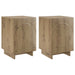 Dulap de noapte 2 pcs Stejar Artizanal 33,5 x 34,5 x 50 cm - WALTI WALTI