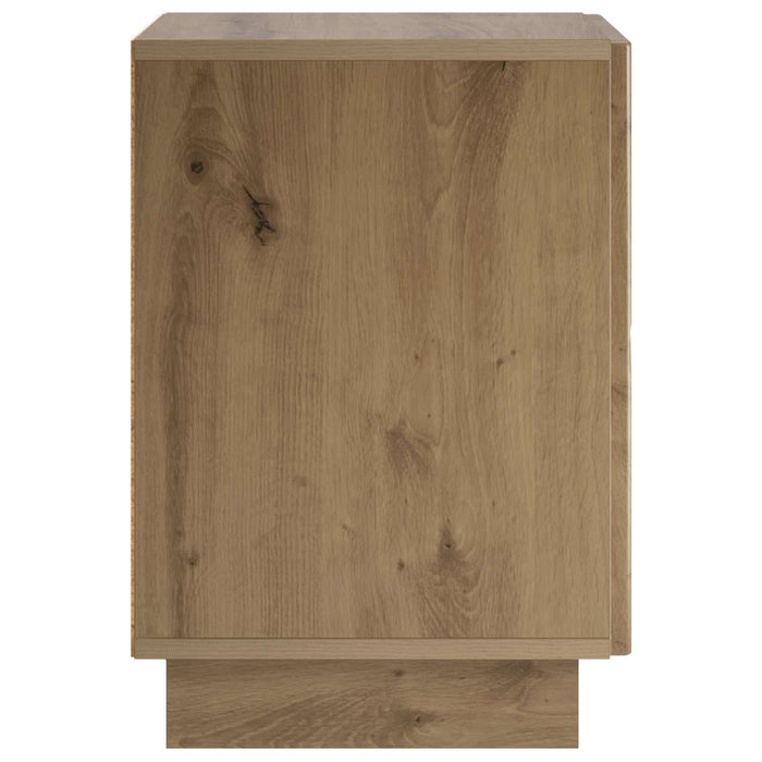Dulap de noapte 2 pcs Stejar Artizanal 33,5 x 34,5 x 50 cm - WALTI WALTI
