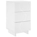 Dulap de noapte Alb 33,5 x 34,5 x 60 cm Lemn prelucrat - WALTI WALTI