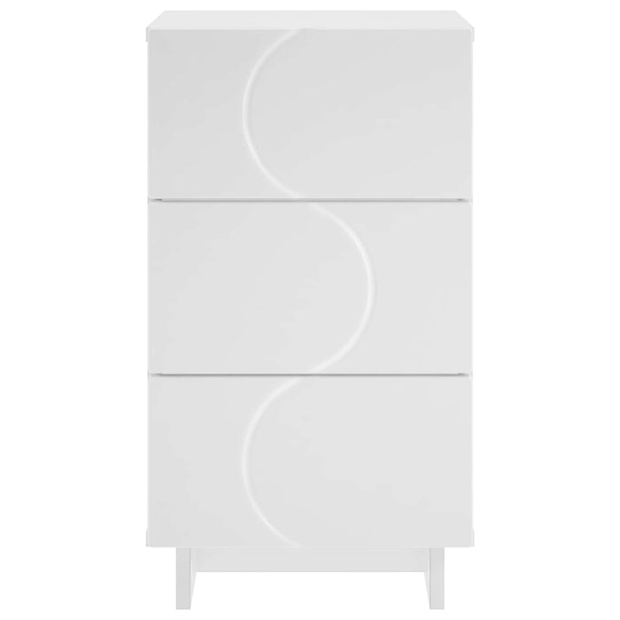 Dulap de noapte Alb 33,5 x 34,5 x 60 cm Lemn prelucrat - WALTI WALTI