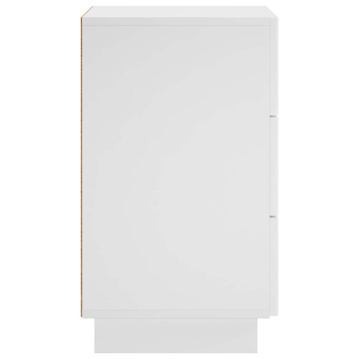 Dulap de noapte 2 pcs Alb 33,5 x 34,5 x 60 cm Lemn prelucrat - WALTI WALTI