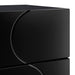 Dulap de noapte Negru 33,5 x 34,5 x 60 cm Lemn prelucrat - WALTI WALTI