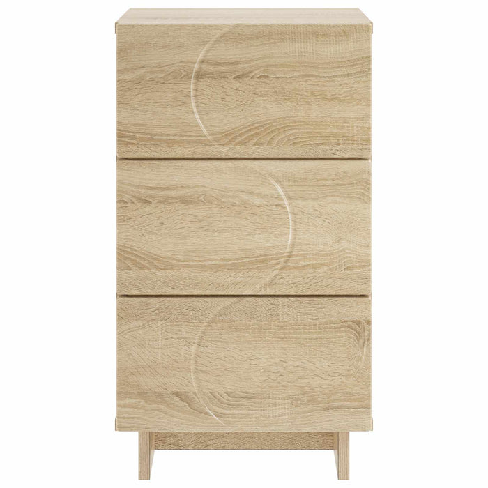 Dulap de noapte 2 pcs Stejar Sonoma 33,5 x 34,5 x 60 cm - WALTI WALTI