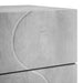 Dulap de noapte Gri Beton 33,5 x 34,5 x 60 cm Lemn prelucrat - WALTI WALTI