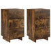 Dulap de noapte 2 pcs Stejar fumuriu 33,5 x 34,5 x 60 cm - WALTI WALTI