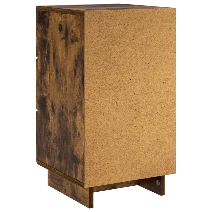 Dulap de noapte 2 pcs Stejar fumuriu 33,5 x 34,5 x 60 cm - WALTI WALTI