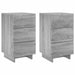 Dulap de noapte 2 pcs Sonoma gri 33,5 x 34,5 x 60 cm - WALTI WALTI
