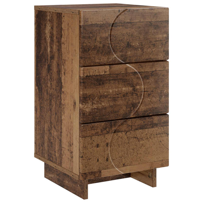 Dulap de noapte Lemn vechi 33,5 x 34,5 x 60 cm Lemn prelucrat - WALTI WALTI