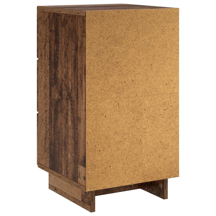 Dulap de noapte Lemn vechi 33,5 x 34,5 x 60 cm Lemn prelucrat - WALTI WALTI
