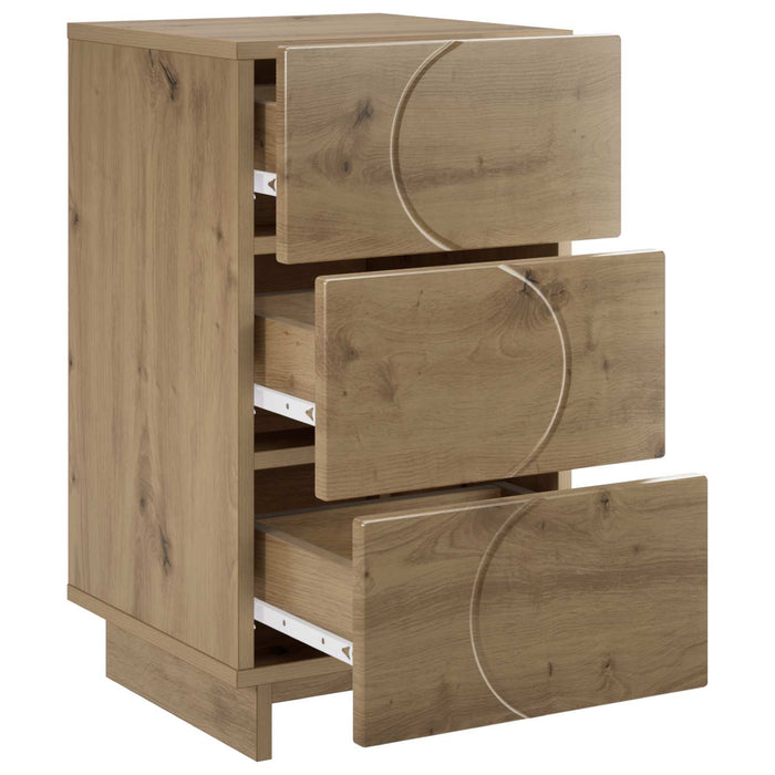 Dulap de noapte Stejar Artizanal 33,5 x 34,5 x 60 cm - WALTI WALTI