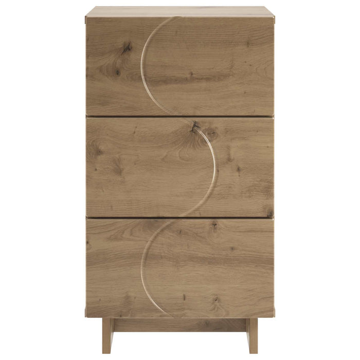 Dulap de noapte Stejar Artizanal 33,5 x 34,5 x 60 cm - WALTI WALTI