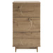 Dulap de noapte 2 pcs Stejar Artizanal 33,5 x 34,5 x 60 cm - WALTI WALTI