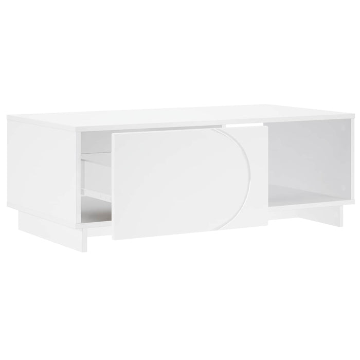 Masă de cafea Alb 95 x 50,5 x 35 cm Lemn prelucrat - WALTI WALTI