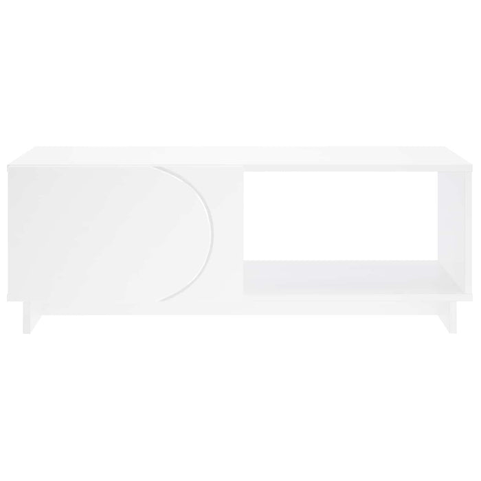 Masă de cafea Alb 95 x 50,5 x 35 cm Lemn prelucrat - WALTI WALTI