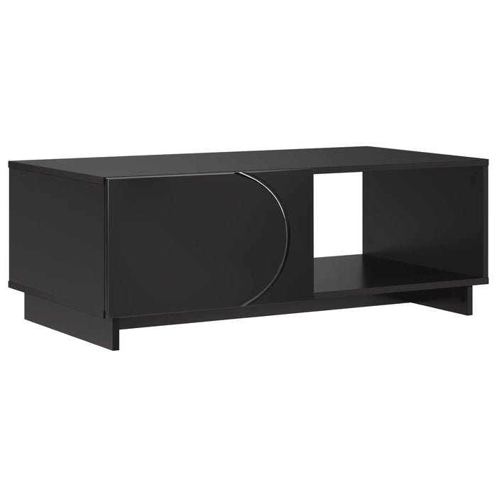 Masă de cafea Negru 95 x 50,5 x 35 cm Lemn prelucrat - WALTI WALTI