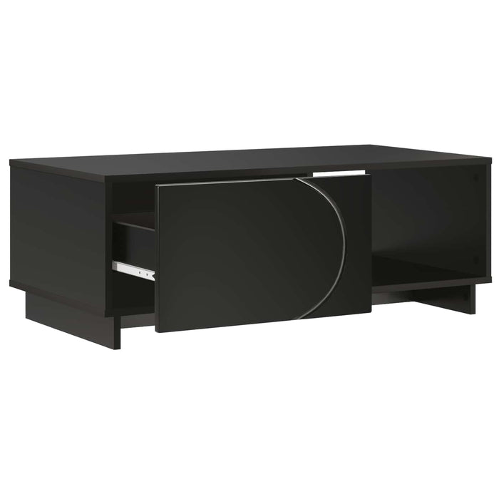 Masă de cafea Negru 95 x 50,5 x 35 cm Lemn prelucrat - WALTI WALTI