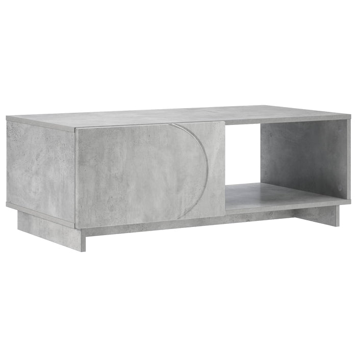 Masă de cafea Gri Beton 95 x 50,5 x 35 cm Lemn prelucrat - WALTI WALTI