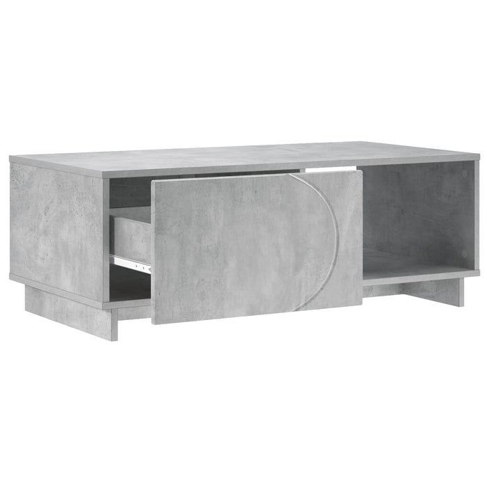 Masă de cafea Gri Beton 95 x 50,5 x 35 cm Lemn prelucrat - WALTI WALTI