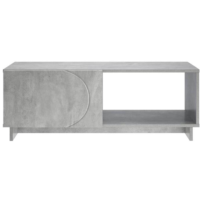 Masă de cafea Gri Beton 95 x 50,5 x 35 cm Lemn prelucrat - WALTI WALTI