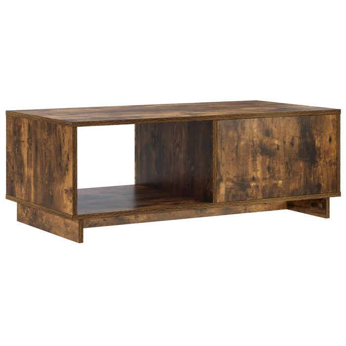 Masă de cafea Stejar fumuriu 95 x 50,5 x 35 cm Lemn prelucrat - WALTI WALTI