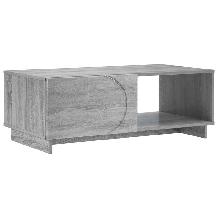 Masă de cafea Sonoma gri 95 x 50,5 x 35 cm Lemn prelucrat - WALTI WALTI