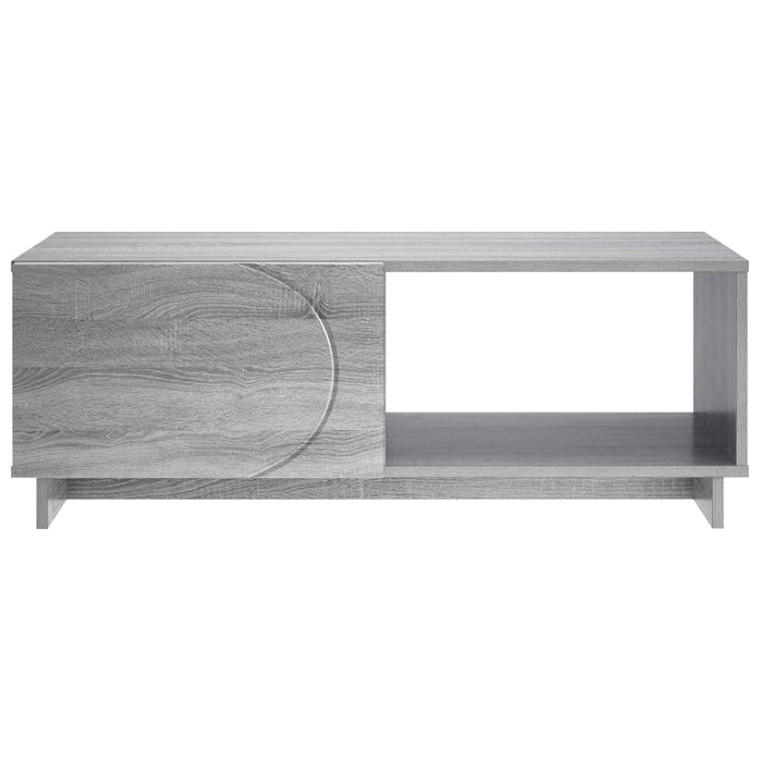 Masă de cafea Sonoma gri 95 x 50,5 x 35 cm Lemn prelucrat - WALTI WALTI