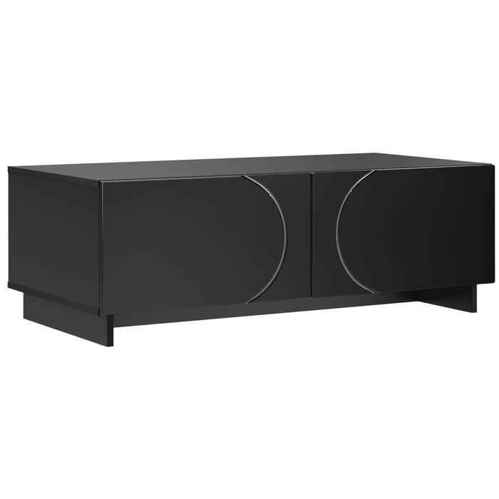 Masă de cafea Negru 102 x 50,5 x 35 cm Lemn prelucrat - WALTI WALTI