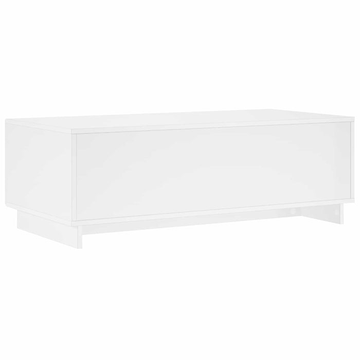 Masă de cafea Alb foarte lucios 102 x 50,5 x 35 cm - WALTI WALTI