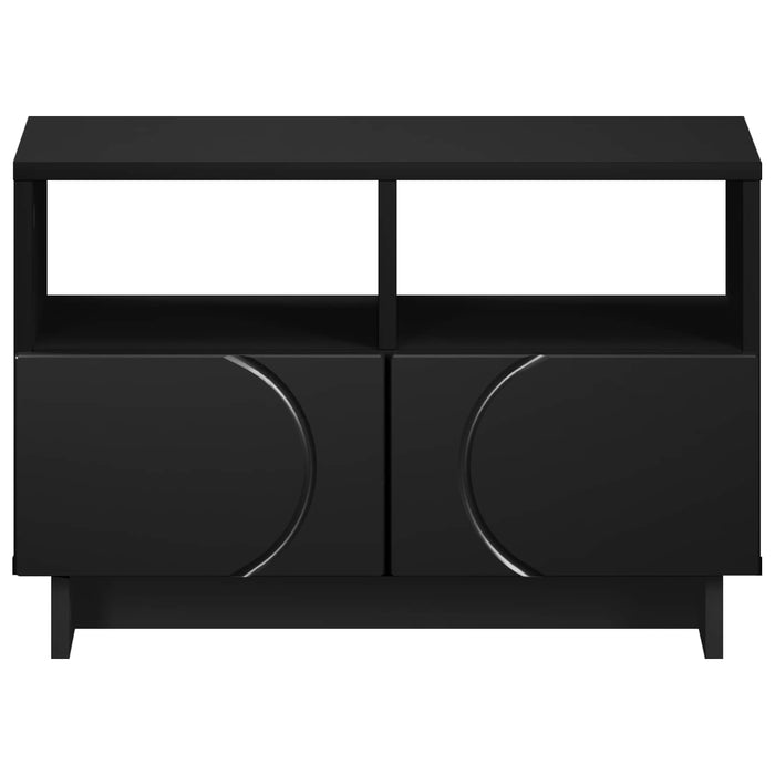 Comodă TV 60 x 34.5 x 40 cm Negru Lemn prelucrat WALTI