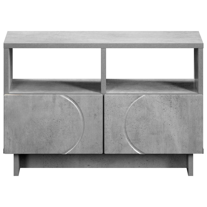 Comodă TV 60 x 34.5 x 40 cm Gri Beton Lemn prelucrat WALTI
