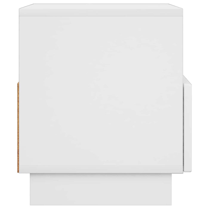 Comodă TV 60 x 34.5 x 40 cm Alb foarte lucios Lemn prelucrat WALTI