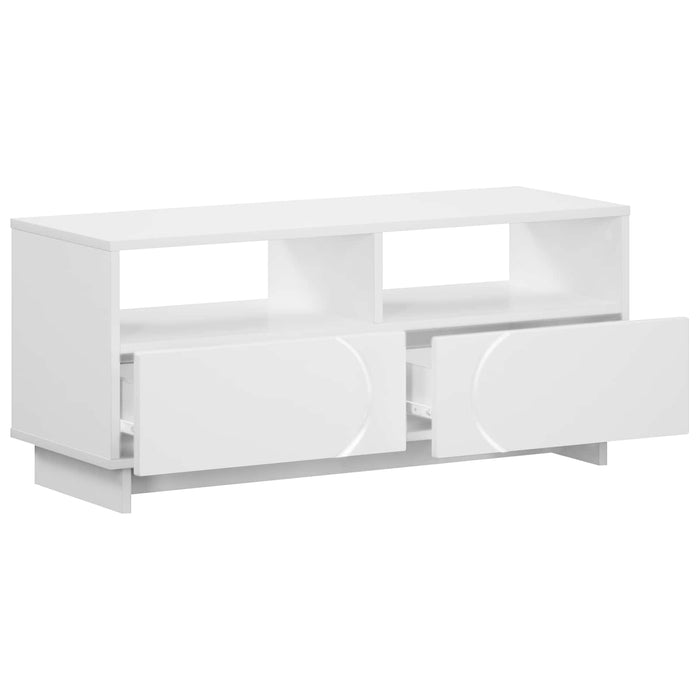 Comodă TV 90 x 34.5 x 40 cm Alb Lemn prelucrat WALTI