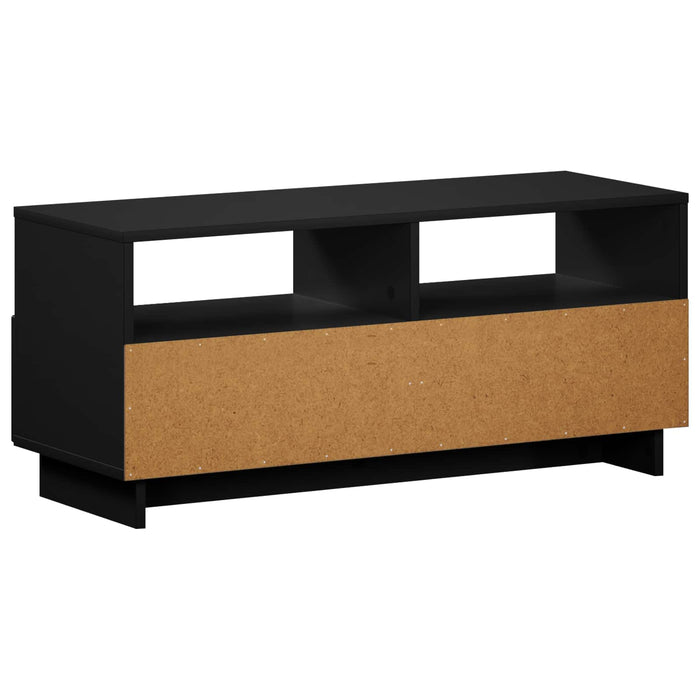 Comodă TV 90 x 34.5 x 40 cm Negru Lemn prelucrat WALTI