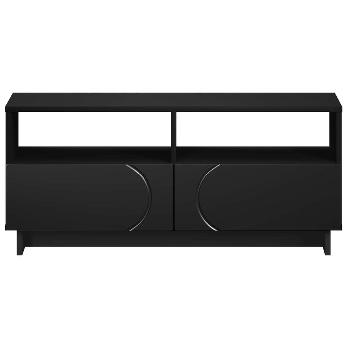 Comodă TV 90 x 34.5 x 40 cm Negru Lemn prelucrat WALTI