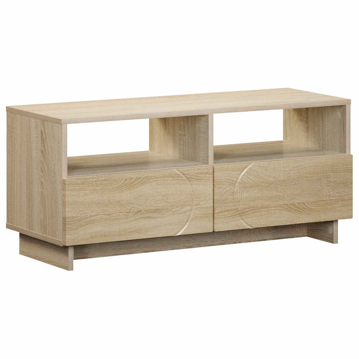 Comodă TV 90 x 34.5 x 40 cm Stejar Sonoma Lemn prelucrat WALTI