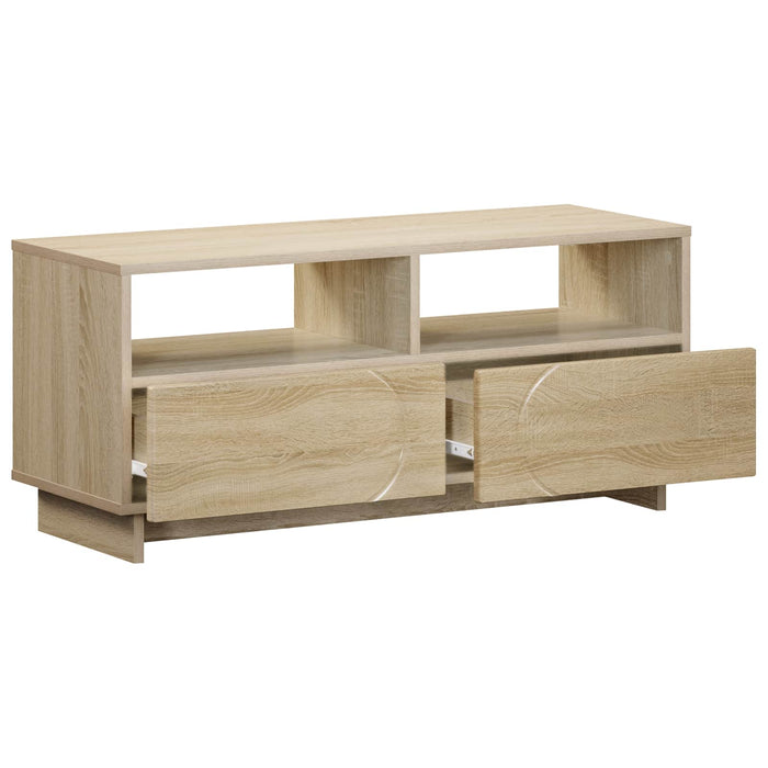 Comodă TV 90 x 34.5 x 40 cm Stejar Sonoma Lemn prelucrat WALTI