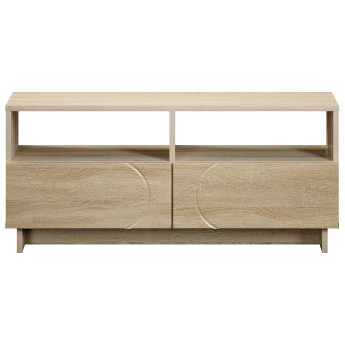 Comodă TV 90 x 34.5 x 40 cm Stejar Sonoma Lemn prelucrat WALTI