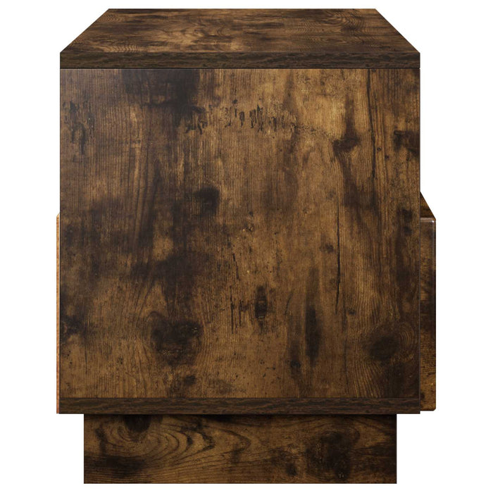 Comodă TV 90 x 34.5 x 40 cm Stejar fumuriu Lemn prelucrat WALTI