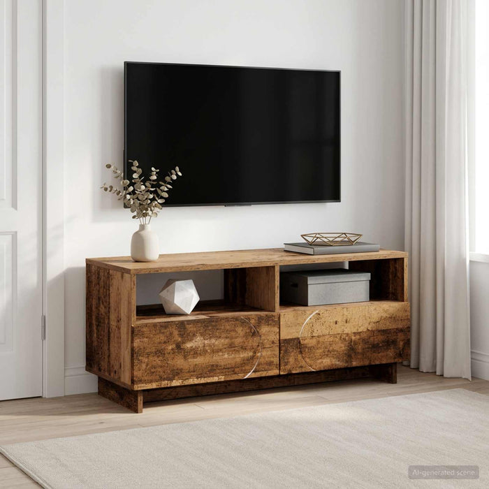 Comodă TV 90 x 34.5 x 40 cm Lemn vechi Lemn prelucrat WALTI