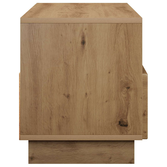 Comodă TV 90 x 34.5 x 40 cm Stejar Artizanal Lemn prelucrat WALTI