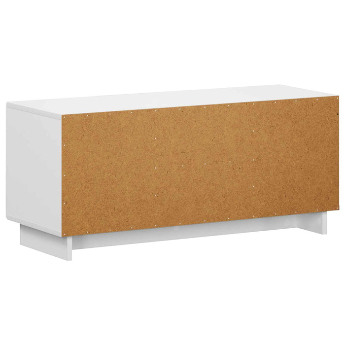 Support TV 90 x 34.5 x 40 cm Alb Lemn prelucrat WALTI