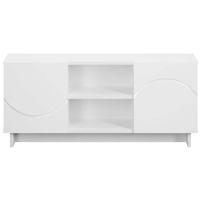 Support TV 90 x 34.5 x 40 cm Alb Lemn prelucrat WALTI