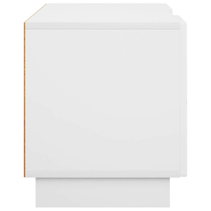 Support TV 90 x 34.5 x 40 cm Alb Lemn prelucrat WALTI