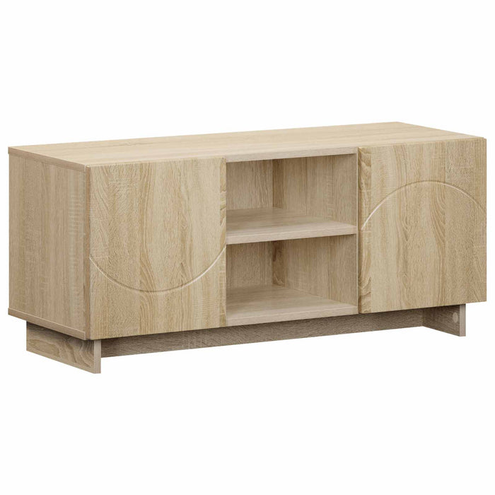 Support TV 90 x 34.5 x 40 cm Stejar Sonoma Lemn prelucrat WALTI