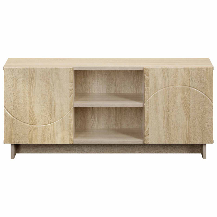 Support TV 90 x 34.5 x 40 cm Stejar Sonoma Lemn prelucrat WALTI