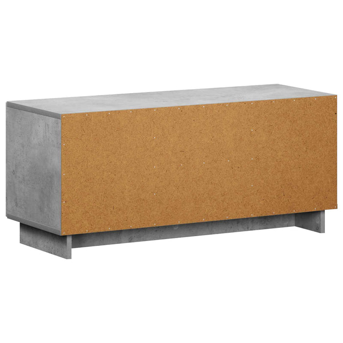 Support TV 90 x 34.5 x 40 cm Gri Beton Lemn prelucrat WALTI