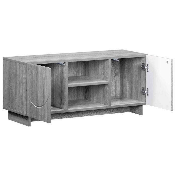Support TV 90 x 34.5 x 40 cm Sonoma gri Lemn prelucrat WALTI
