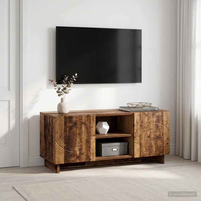 Support TV 90 x 34.5 x 40 cm Lemn vechi Lemn prelucrat WALTI